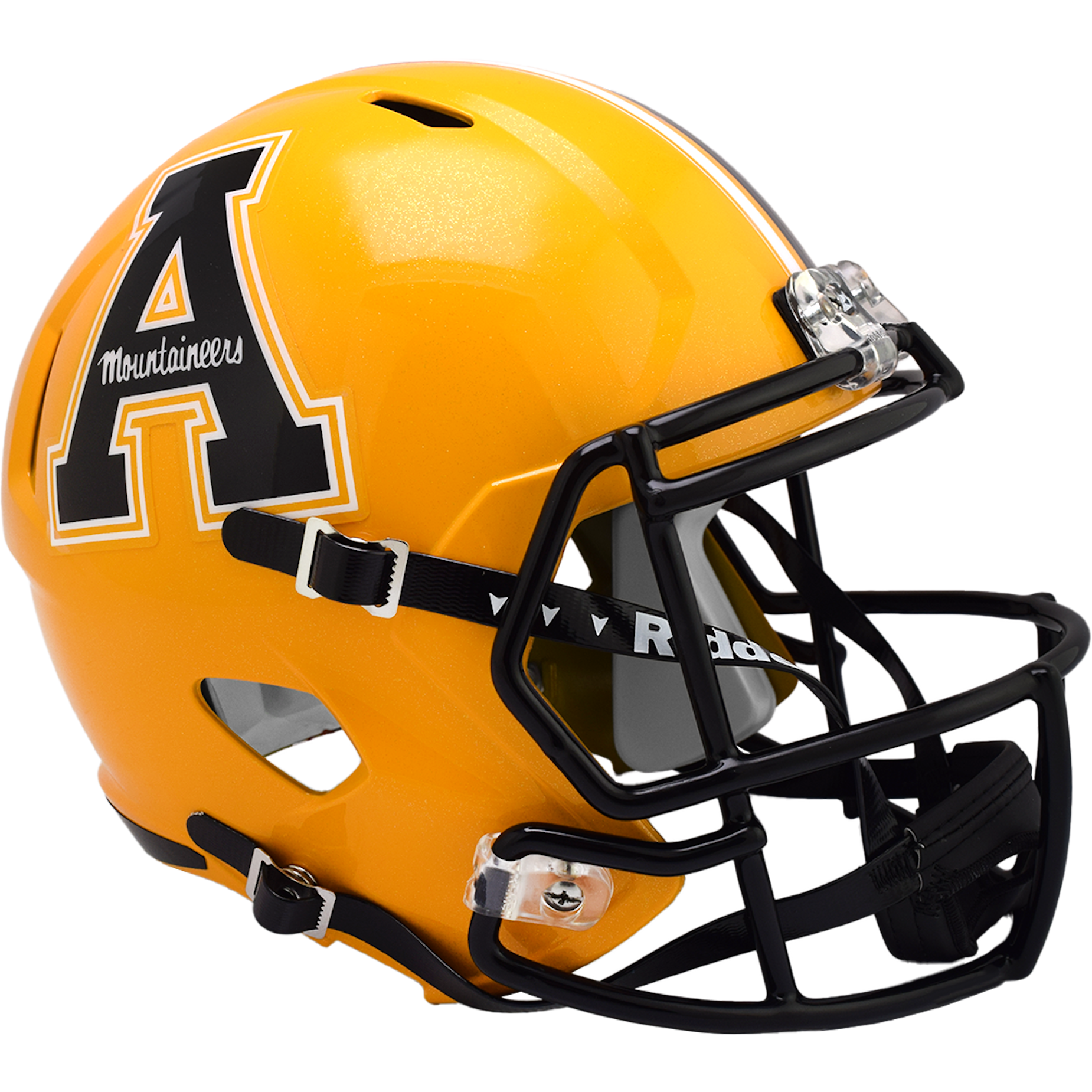 Appalachian State Mountaineers Speed Replica Football Helmet Gold