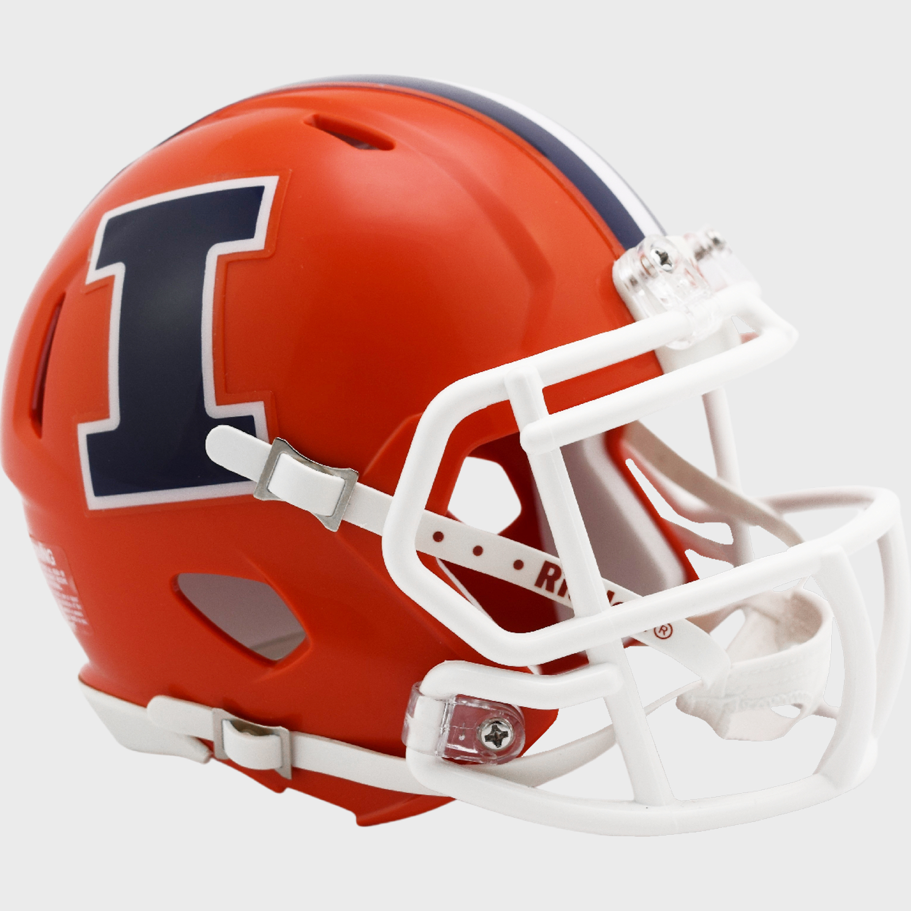 Illinois Fighting Illini NCAA Mini Speed Football Helmet Orange