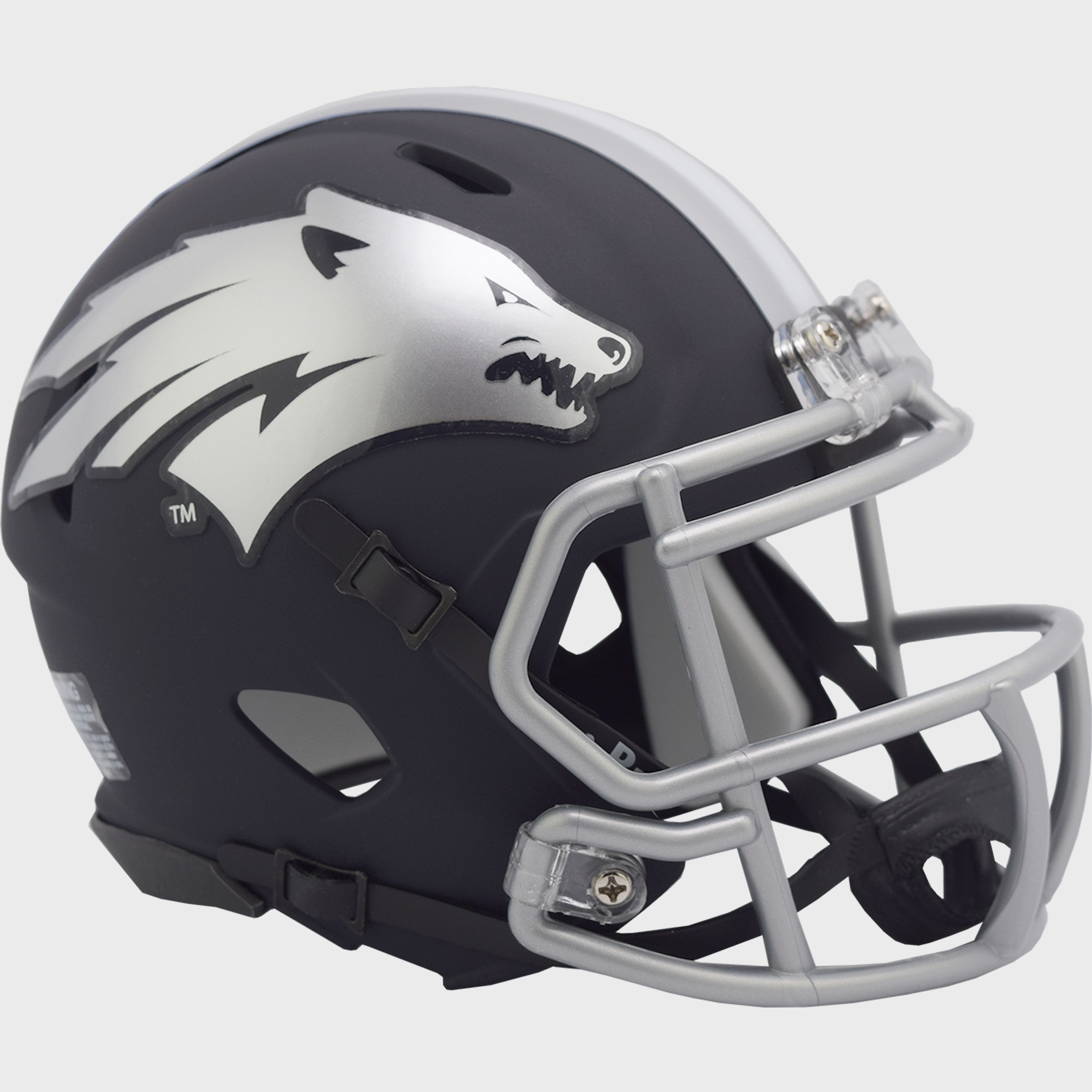 Nevada Wolf Pack NCAA Mini Speed Football Helmet  Matte Navy