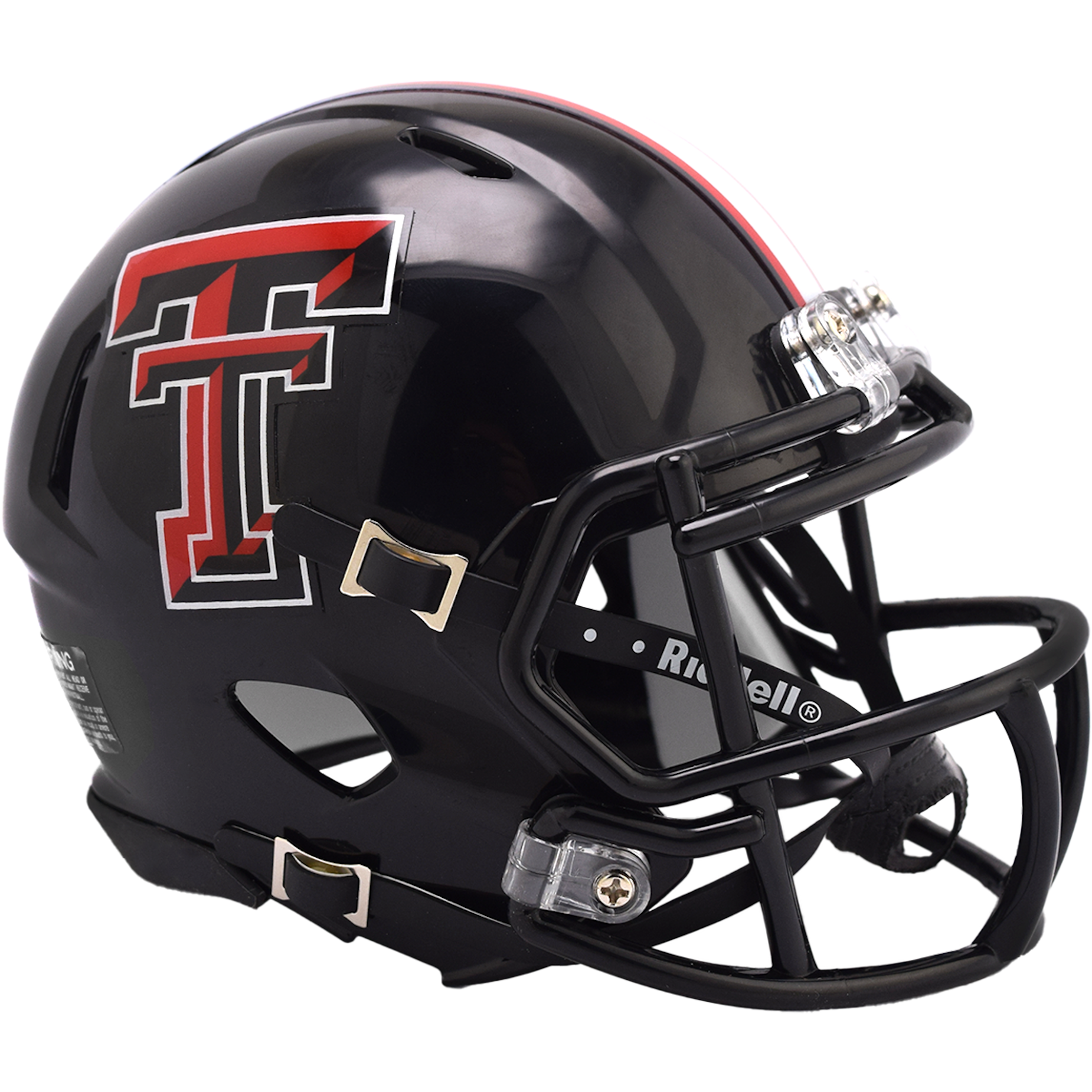 Texas Tech Red Raiders NCAA Mini Speed Football Helmet 2024 Black