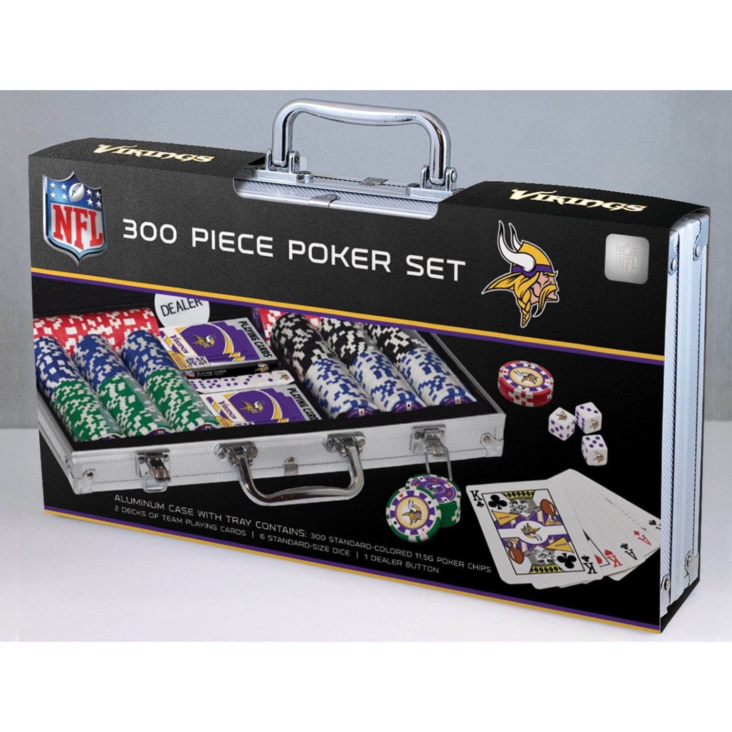 Minnesota Vikings 300-Piece Poker Set: Perfect for Game Day!