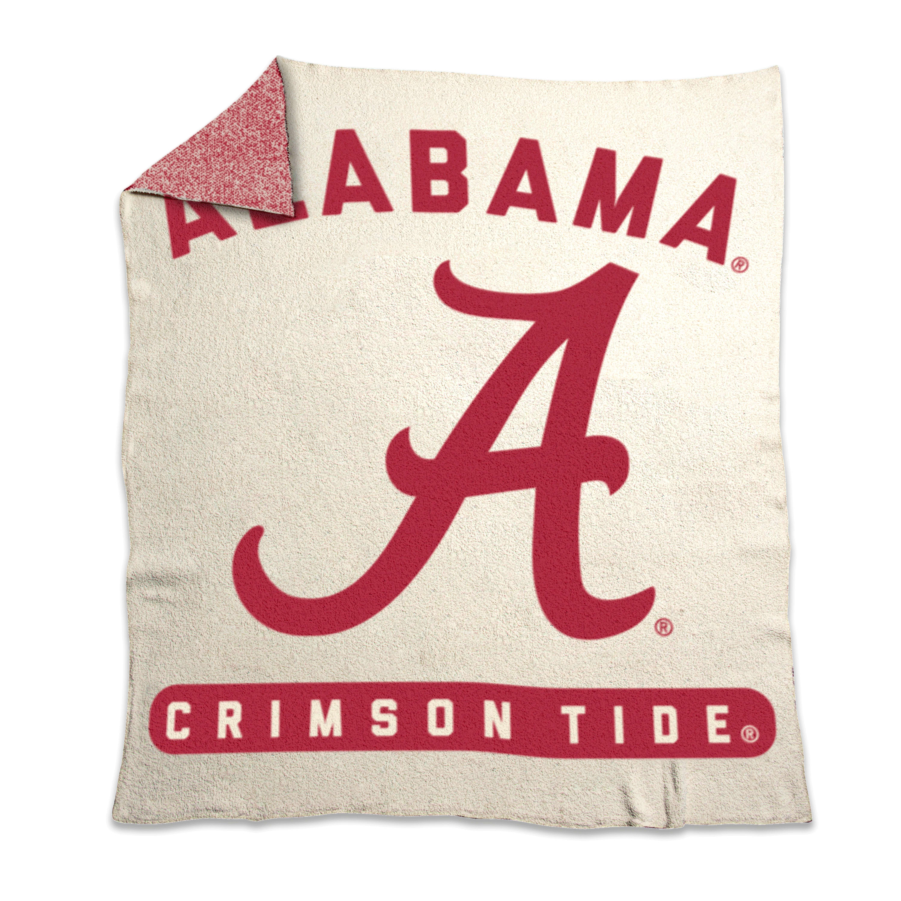 The Alabama Prime Luxe Dreams Throw is a luxurious 50x60 blanket made of super soft polyester microfiber, featuring a vibrant team logo. Ideal as a gift for holidays or birthdays, it combines comfort and team spirit.