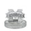 Mississippi State University Bulldogs "M" Logo with 3D Top & 2 Glasses