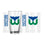 Hartford Whalers Full Color 16oz Gameday Pint Glass - Sports Gifts, Sports Memorabilia, Sports Collectibles, Fan Shop