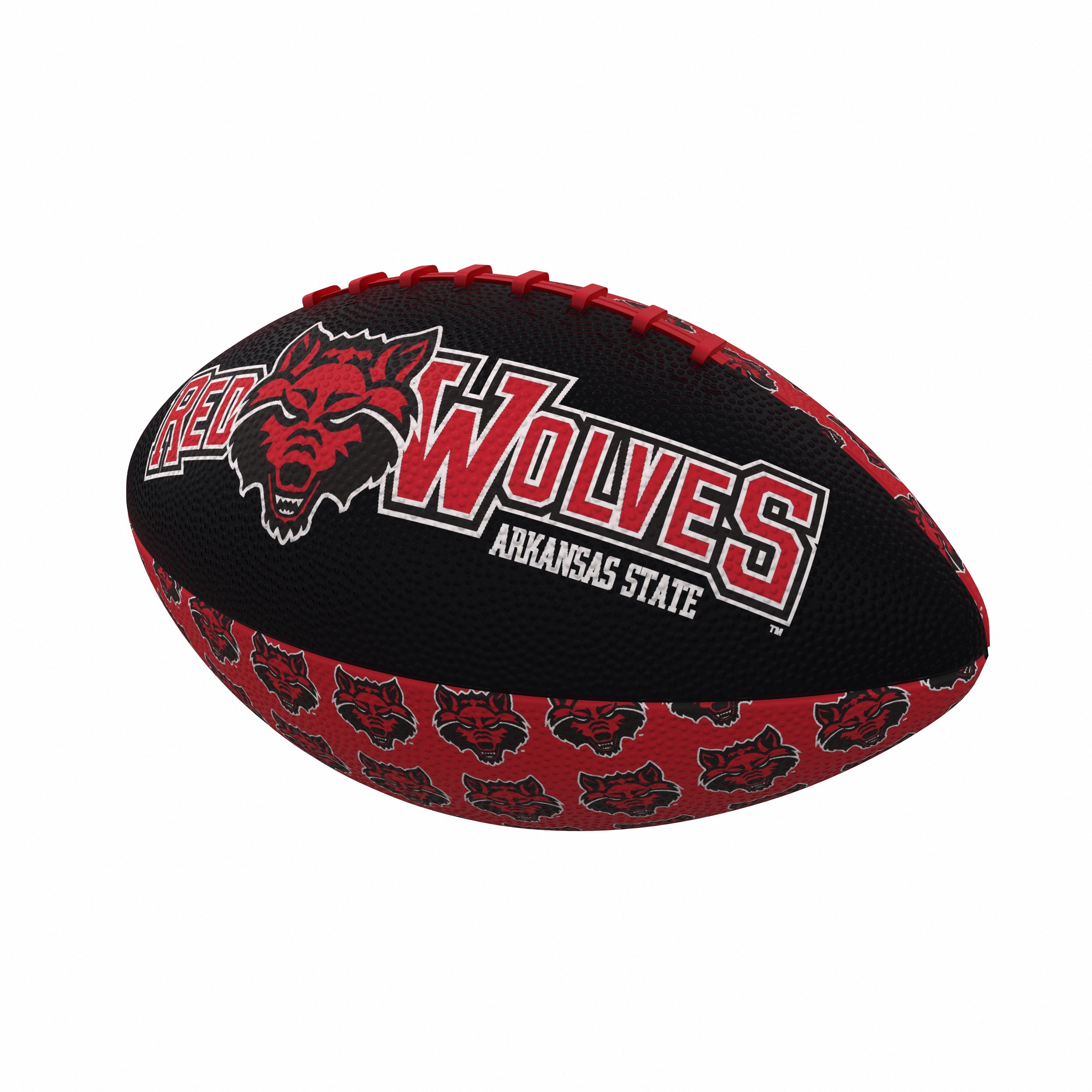 Arkansas State Mini-Size Rubber Football