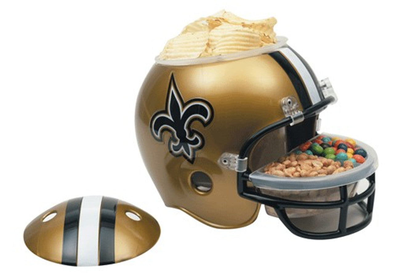 New Orleans Saints Snack Helmet - Sports Collectibles, Sports Memorabilia, Sports Fan Shop, Sports Gifts
