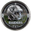 Oakland Raiders Round Chrome Wall Clock (CDG) - 757 Sports Collectibles