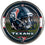 Houston Texans Round Chrome Wall Clock (CDG) - 757 Sports Collectibles