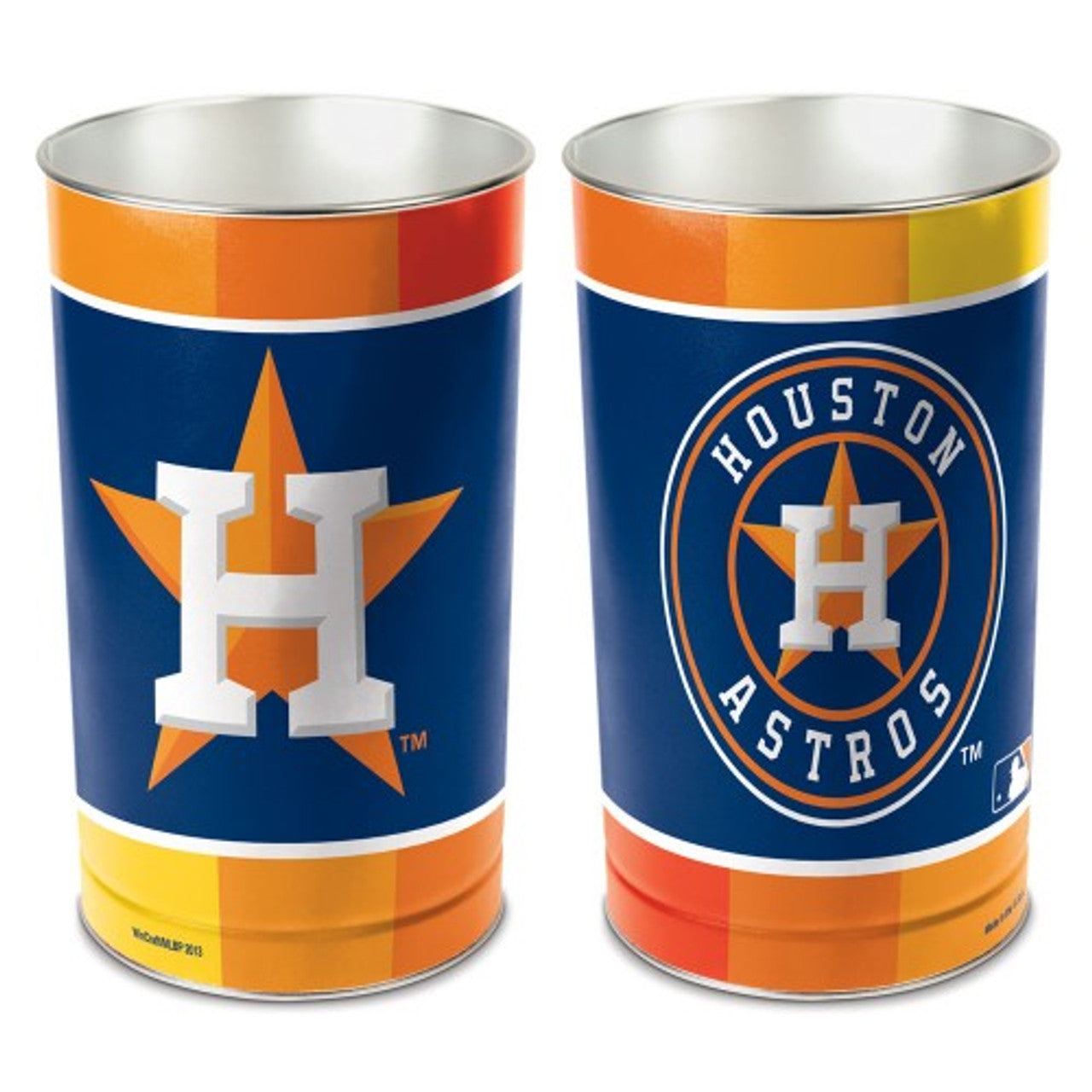 Houston Astros Wastebasket 15 Inch - Sports Collectibles, Sports Memorabilia, Sports Fan Shop, Sports Gifts