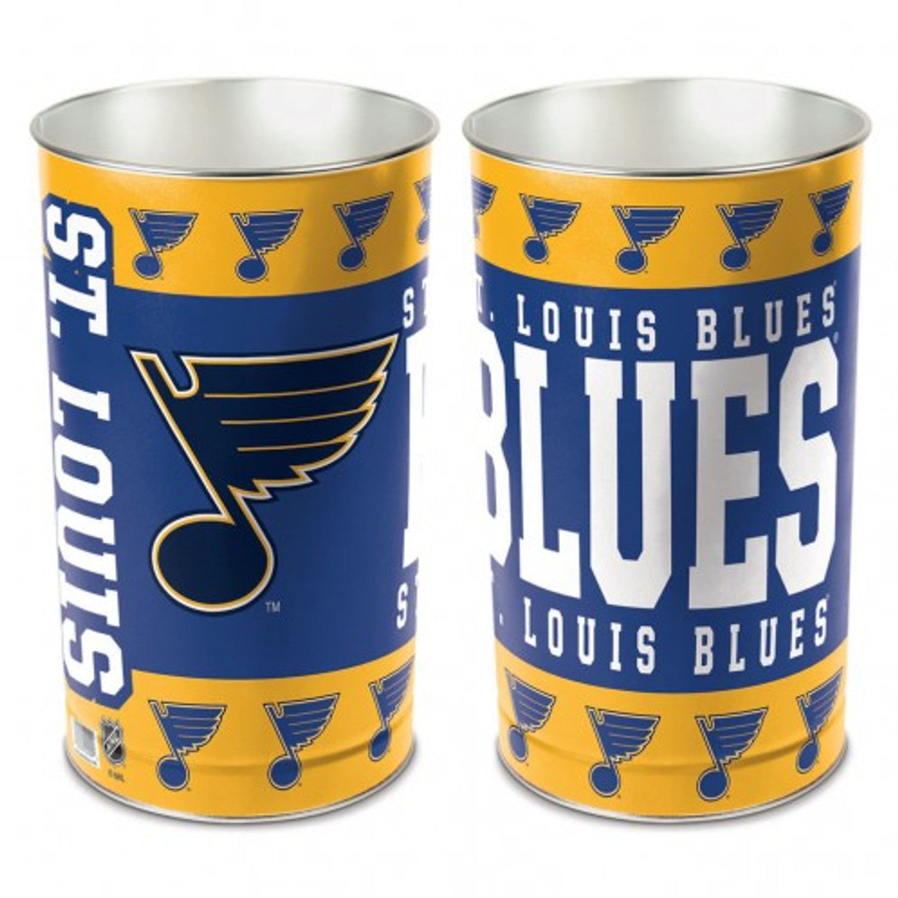 St. Louis Blues Wastebasket 15 Inch - Sports Collectibles, Sports Memorabilia, Sports Fan Shop, Sports Gifts