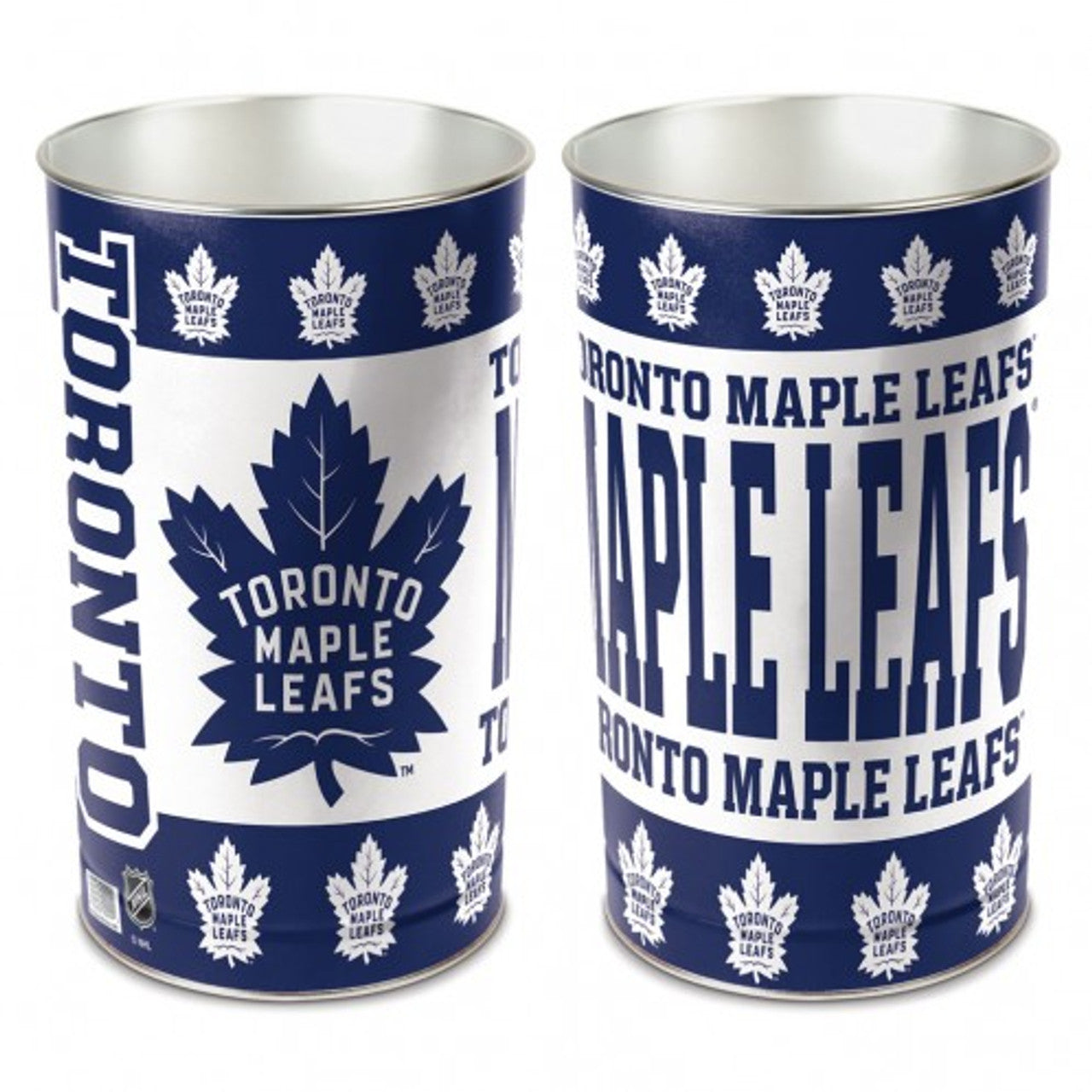 Toronto Maple Leafs Wastebasket 15 Inch - Sports Collectibles, Sports Memorabilia, Sports Fan Shop, Sports Gifts