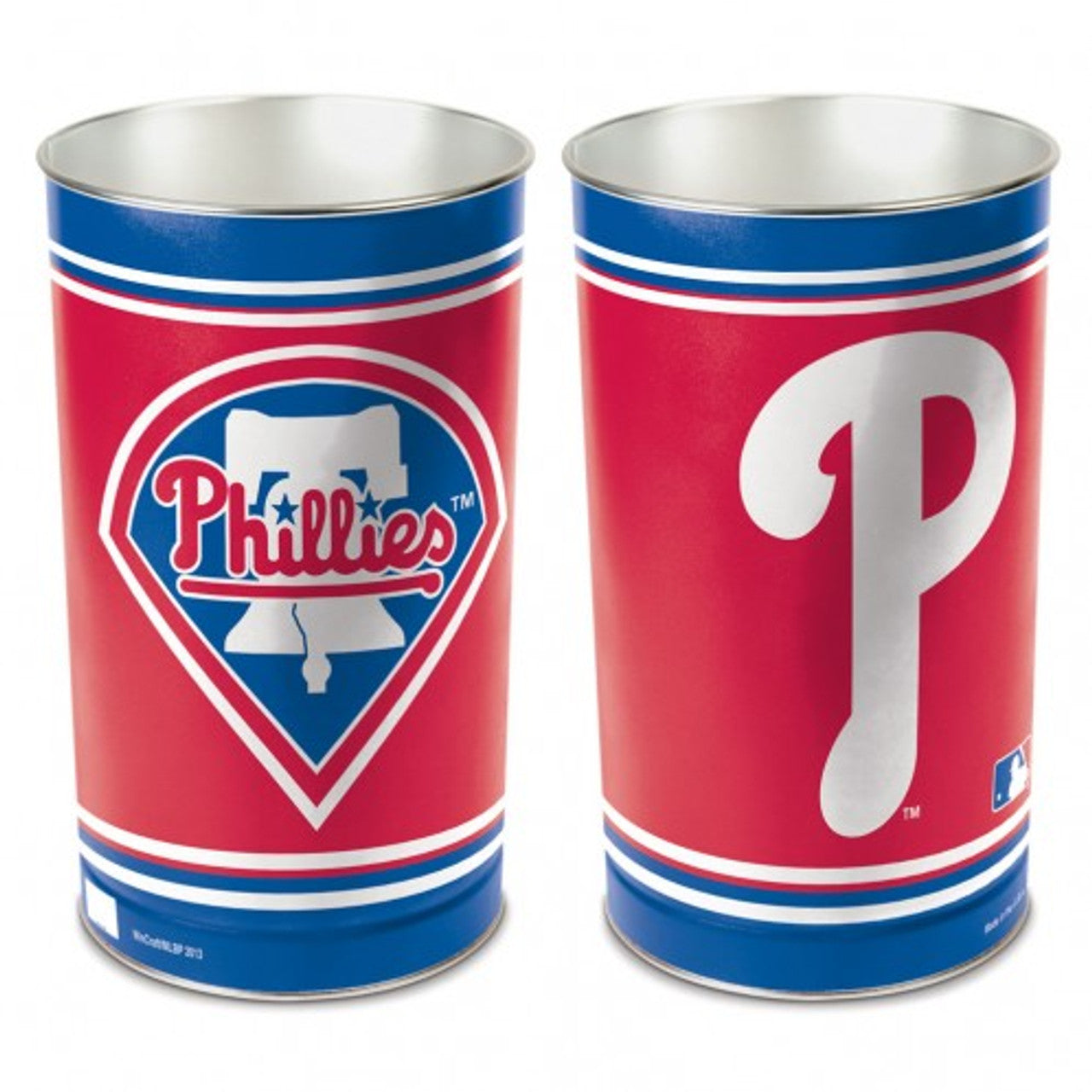 Philadelphia Phillies Wastebasket 15 Inch - Sports Collectibles, Sports Memorabilia, Sports Fan Shop, Sports Gifts