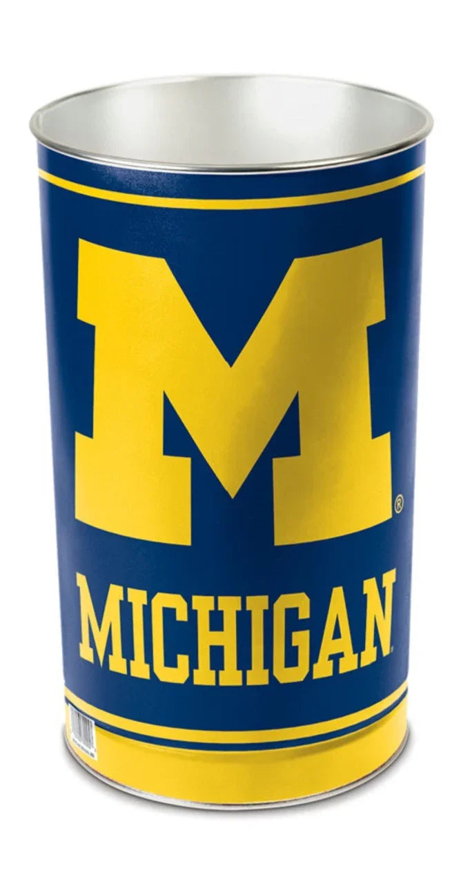 Michigan Wolverines 15" Waste Basket (CDG) - 757 Sports Collectibles