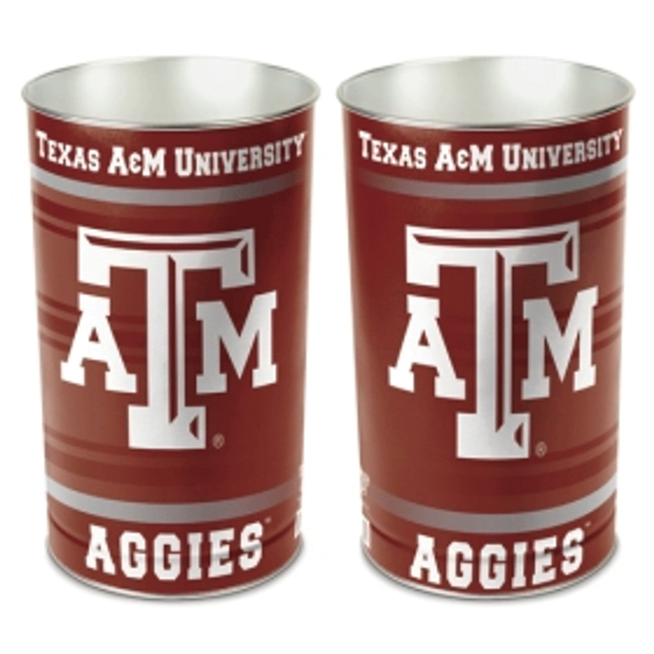 Texas A&M Aggies Wastebasket 15 Inch - Sports Collectibles, Sports Memorabilia, Sports Fan Shop, Sports Gifts