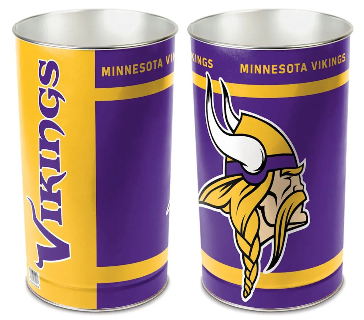 Minnesota Vikings 15" Waste Basket - 757 Sports Collectibles