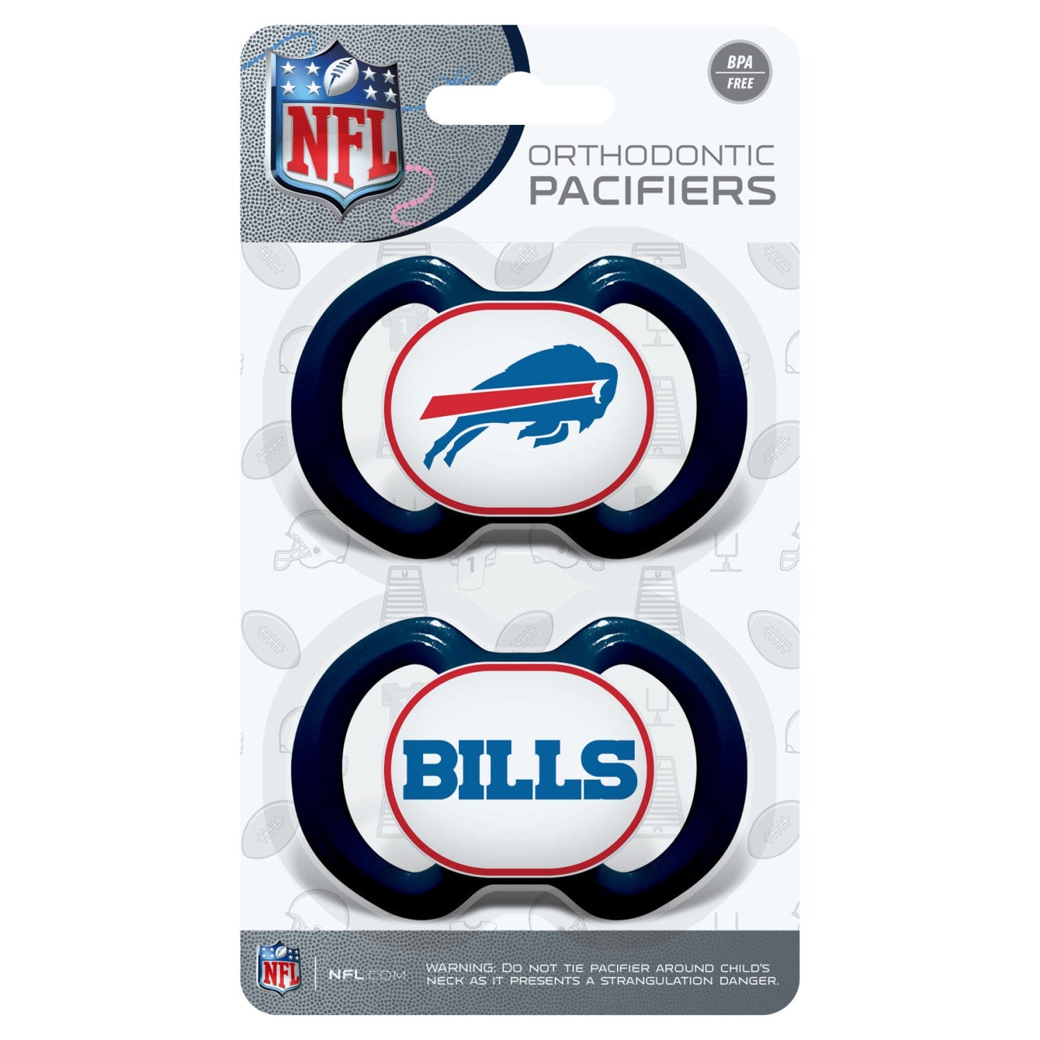Buffalo Bills Pacifier 2-Pack for Little Fans