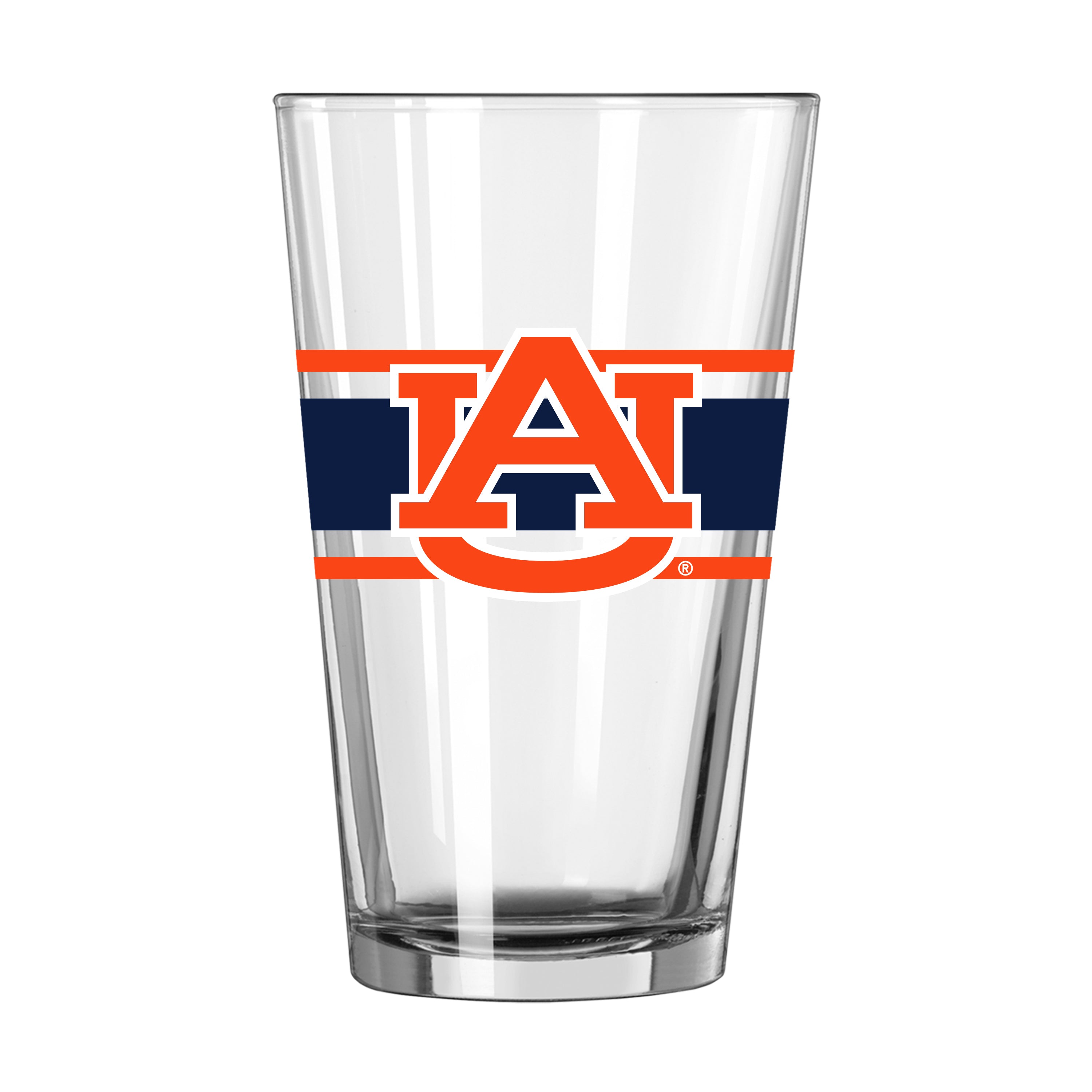 Auburn 16oz Stripe Pint Glass