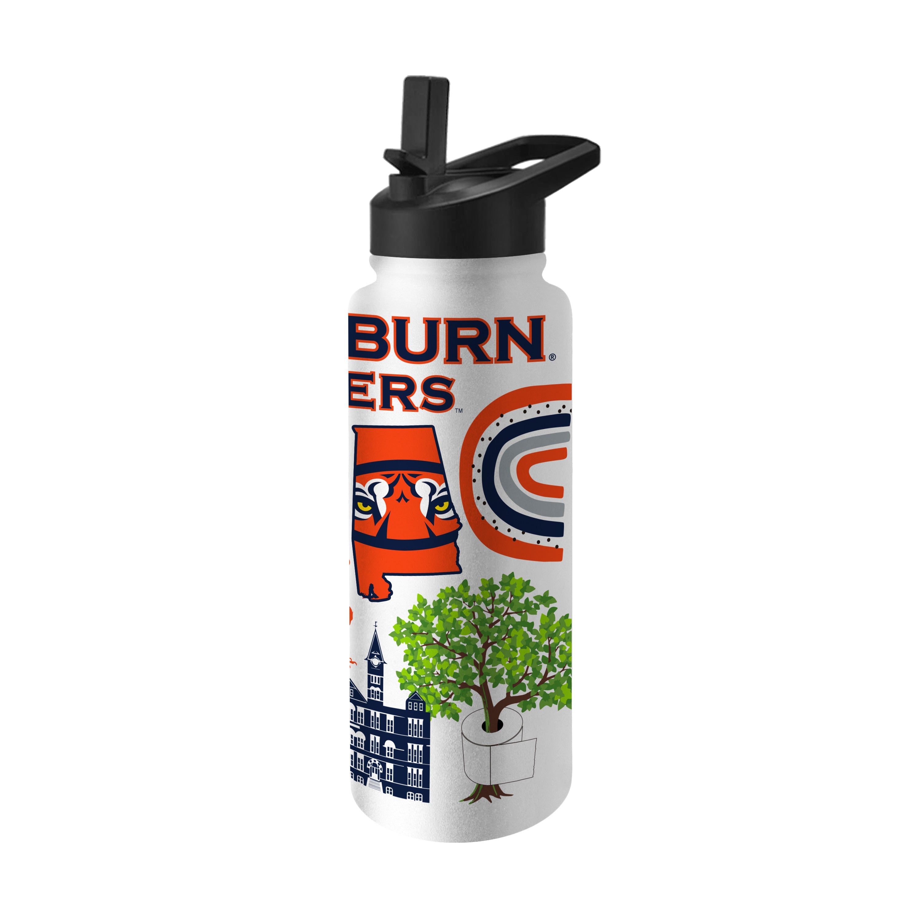 Auburn 34oz Native Quencher Bottle