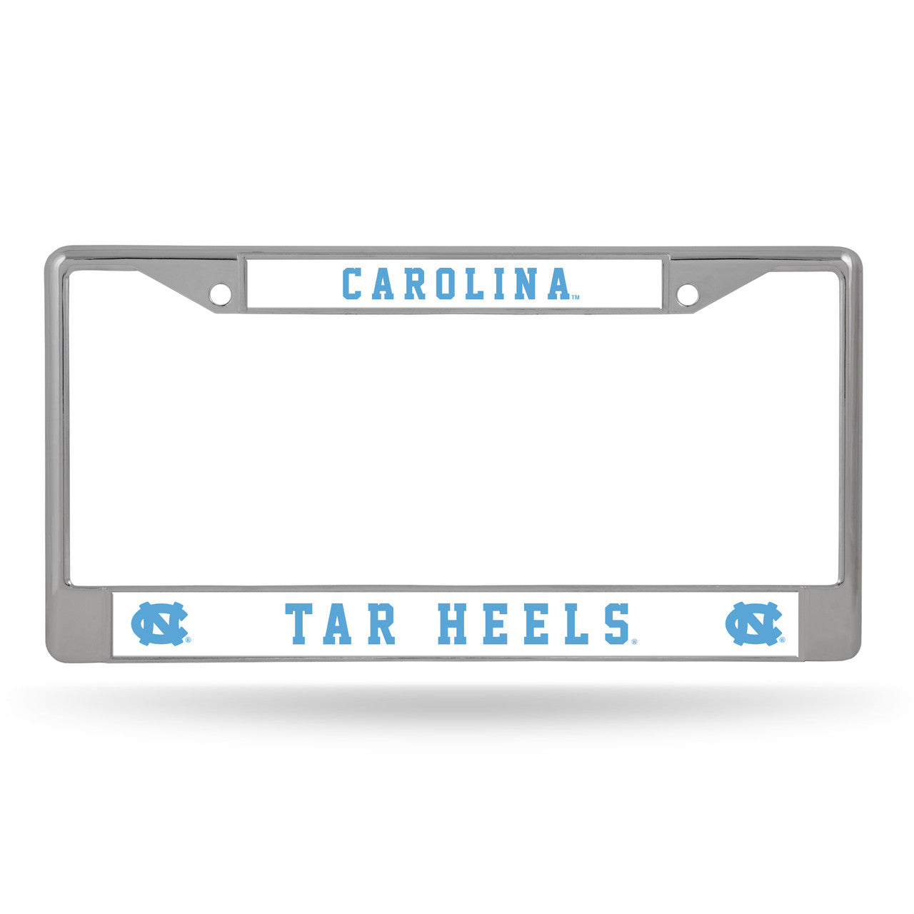 North Carolina Tar Heels License Plate Frame Chrome - Sports Collectibles, Sports Memorabilia, Sports Fan Shop, Sports Gifts
