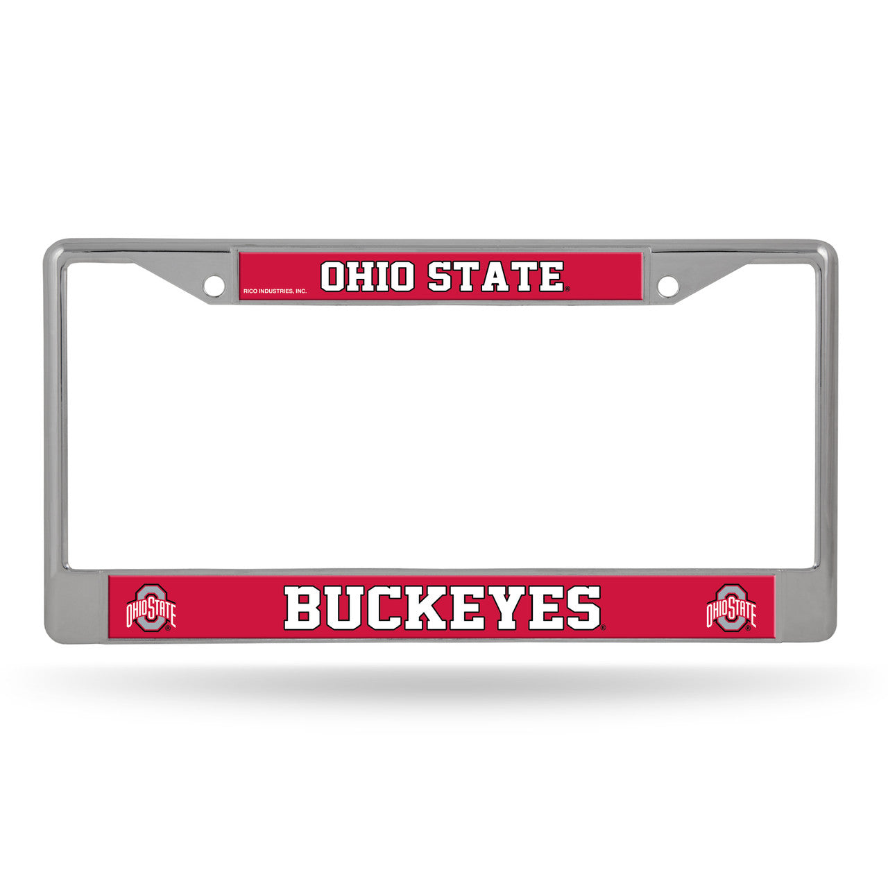 Ohio State Buckeyes License Plate Frame Chrome Printed Insert - Sports Collectibles, Sports Memorabilia, Sports Fan Shop, Sports Gifts
