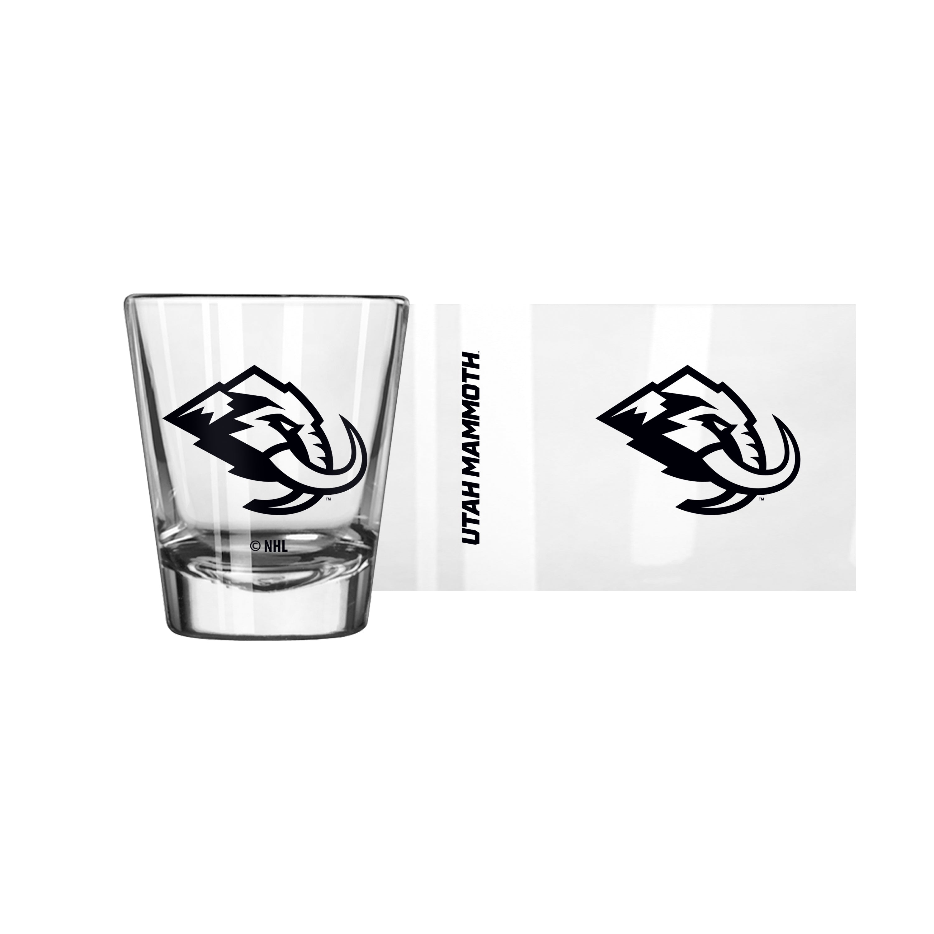 Utah Mammoth 2oz Gameday Shot Glass - Sports Gifts, Sports Memorabilia, Sports Collectibles, Fan Shop