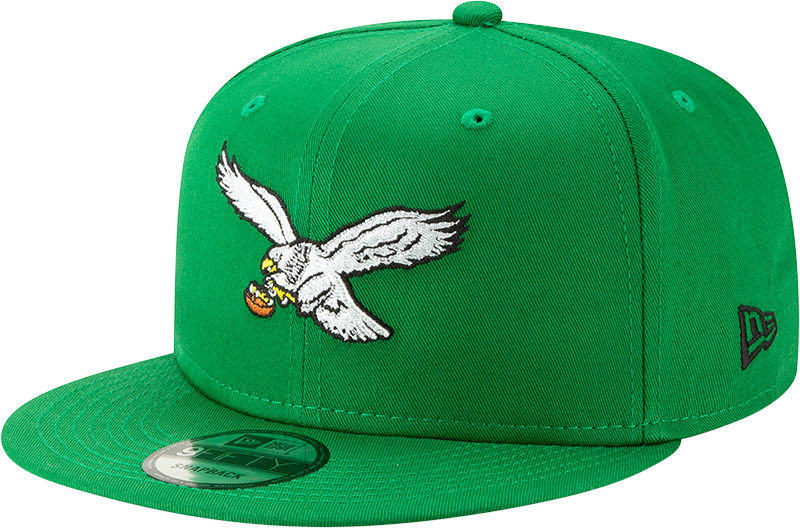 Philadelphia Eagles Throwback New Era 59Fifty Snapback - Sports Gifts, Sports Memorabilia, Sports Collectibles, Fan Shop