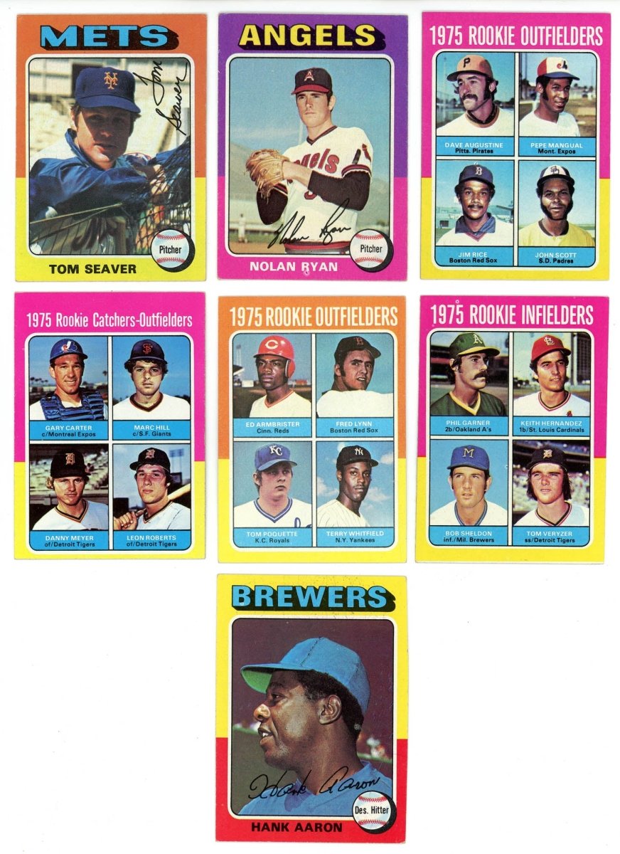 1975 TOPPS BASEBALL COMPLETE SET BREAK - 15 CARDS PER BOX! INCLUDES 1 OR MORE HOFER! - Sports Gifts, Sports Memorabilia, Sports Collectibles, Fan Shop