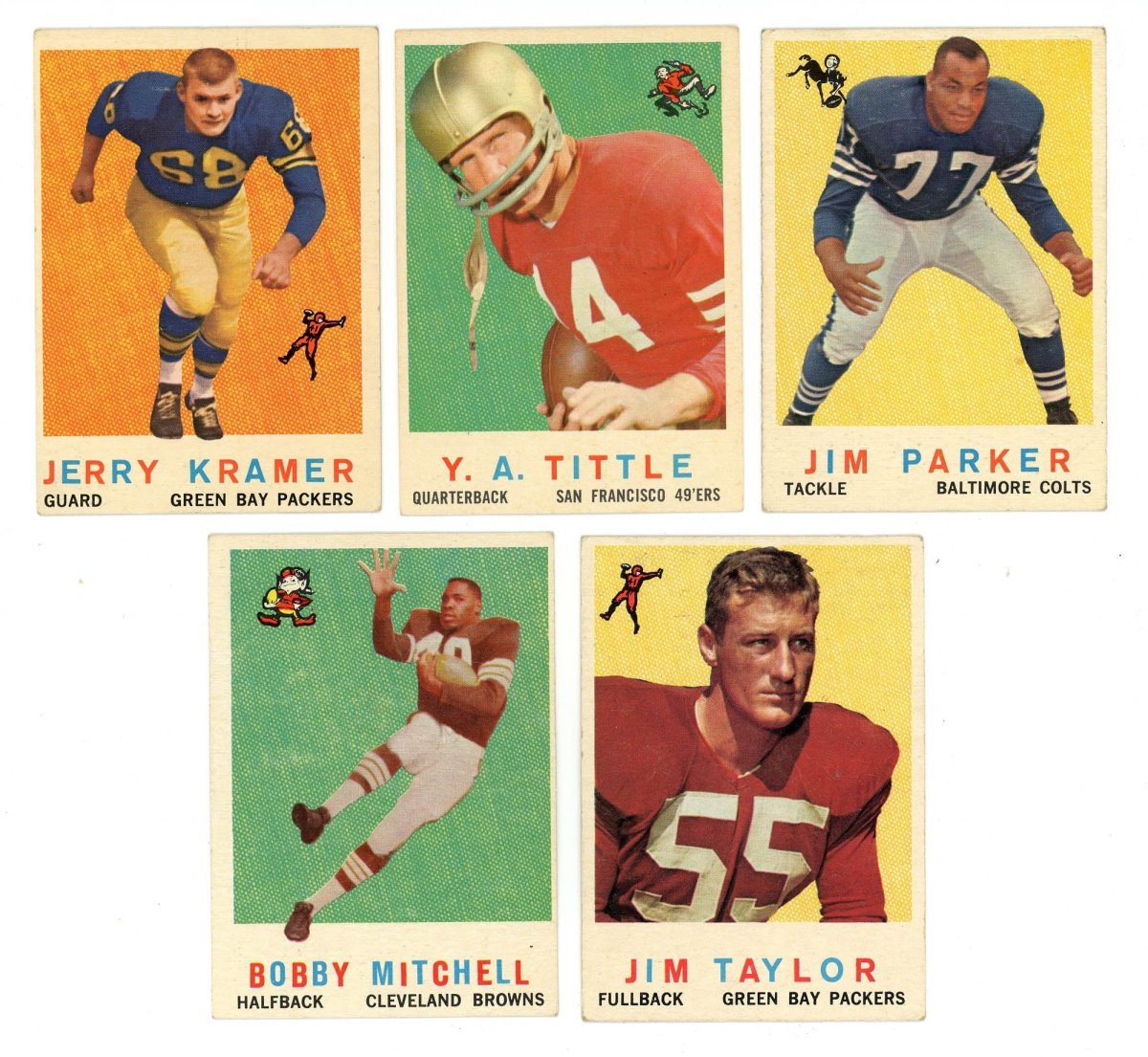 1959 TOPPS FOOTBALL COMPLETE SET BREAK - 6 CARDS PER BOX! A HOFER IN EVERY BOX! - Sports Gifts, Sports Memorabilia, Sports Collectibles, Fan Shop