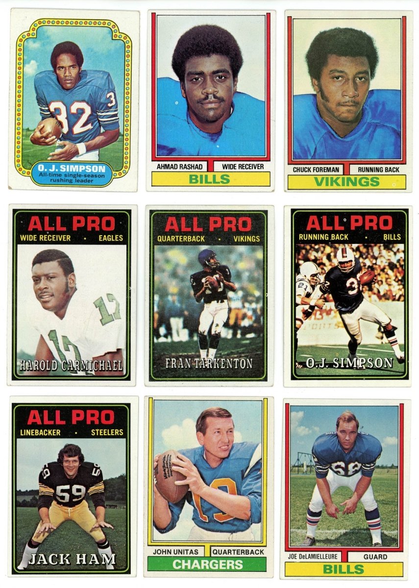 1974 TOPPS FOOTBALL COMPLETE SET BREAK - 18 CARDS PER BOX! 2 HOFERS IN EVERY BOX! - Sports Gifts, Sports Memorabilia, Sports Collectibles, Fan Shop