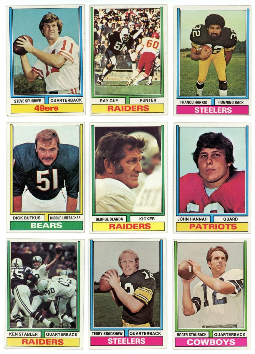 1974 TOPPS FOOTBALL COMPLETE SET BREAK - 18 CARDS PER BOX! 2 HOFERS IN EVERY BOX! - Sports Gifts, Sports Memorabilia, Sports Collectibles, Fan Shop
