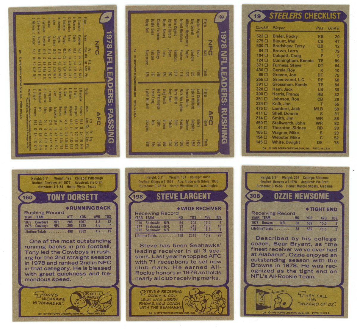 1979 TOPPS FOOTBALL COMPLETE SET BREAK - 16 CARDS PER BOX! 2 HOFERS PER BOX! - Sports Gifts, Sports Memorabilia, Sports Collectibles, Fan Shop