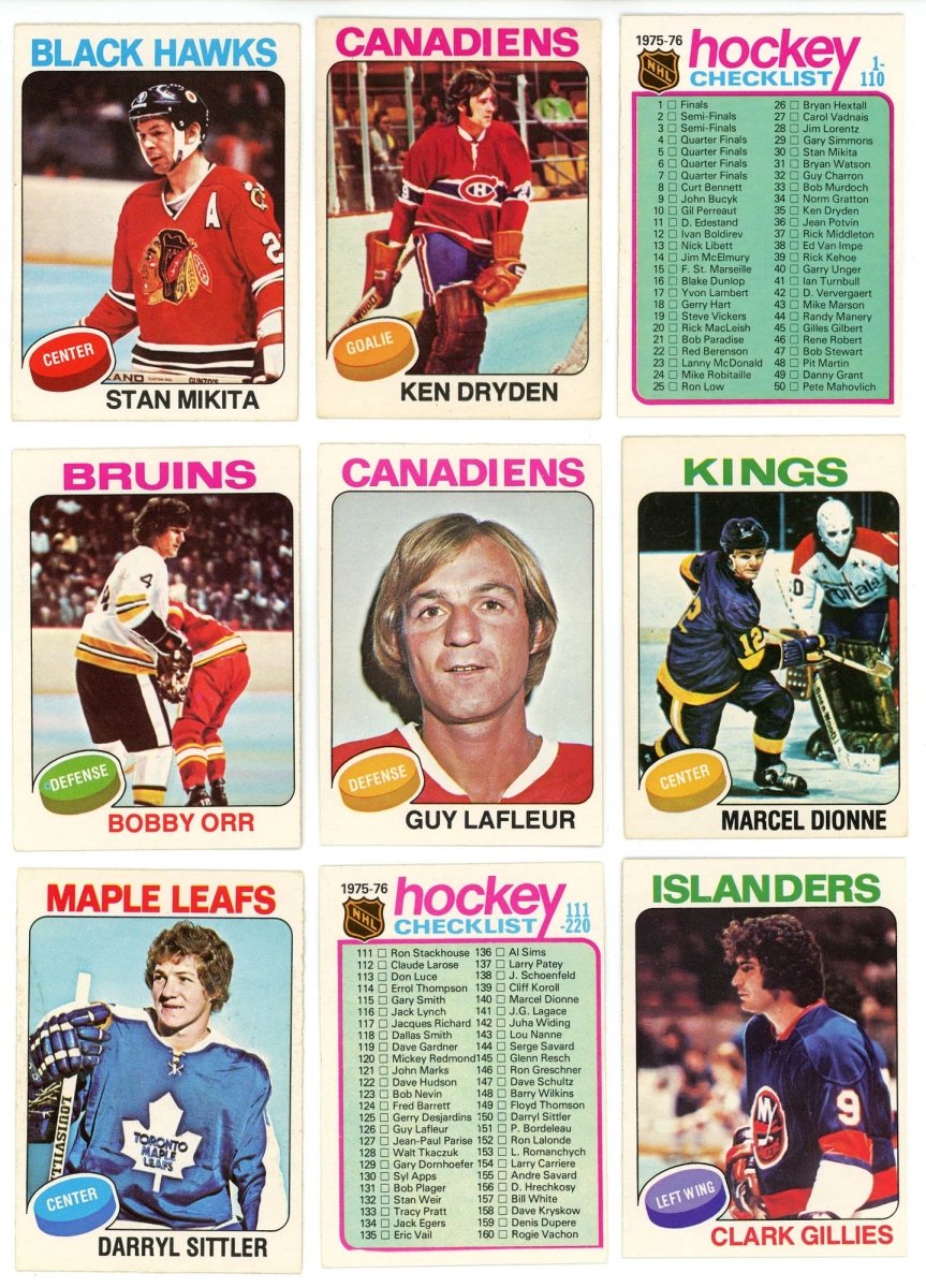 1975-76 O-PEE-CHEE HOCKEY COMPLETE SET BREAK - 17 CARDS PER BOX! 2 HOFERS PER BOX! - Sports Gifts, Sports Memorabilia, Sports Collectibles, Fan Shop