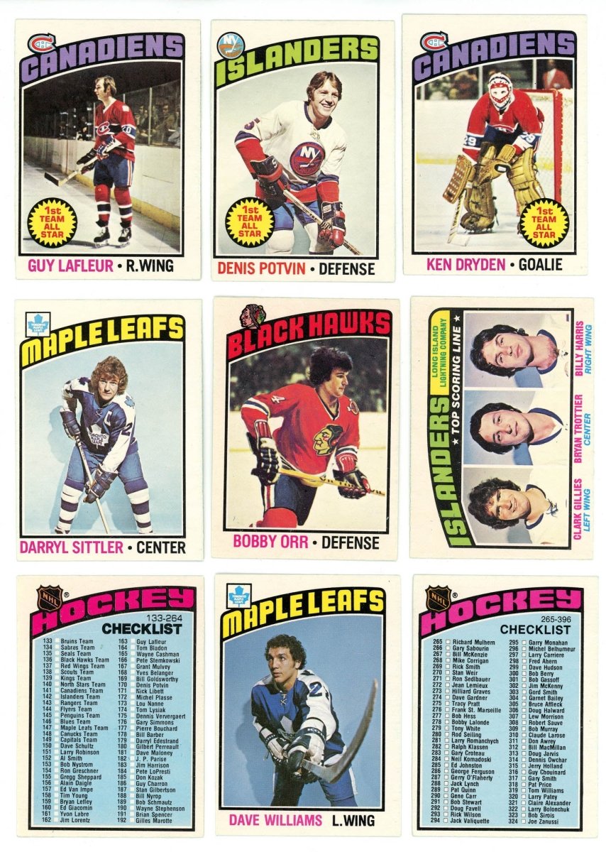 1976-77 O-PEE-CHEE HOCKEY COMPLETE SET BREAK - 15 CARDS PER BOX! 2 HOFERS PER BOX! - Sports Gifts, Sports Memorabilia, Sports Collectibles, Fan Shop