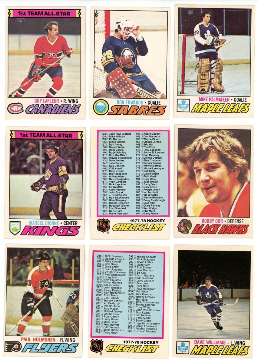 1977-78 O-PEE-CHEE HOCKEY COMPLETE SET BREAK - 18 CARDS PER BOX! 2 HOFERS PER BOX! - Sports Gifts, Sports Memorabilia, Sports Collectibles, Fan Shop