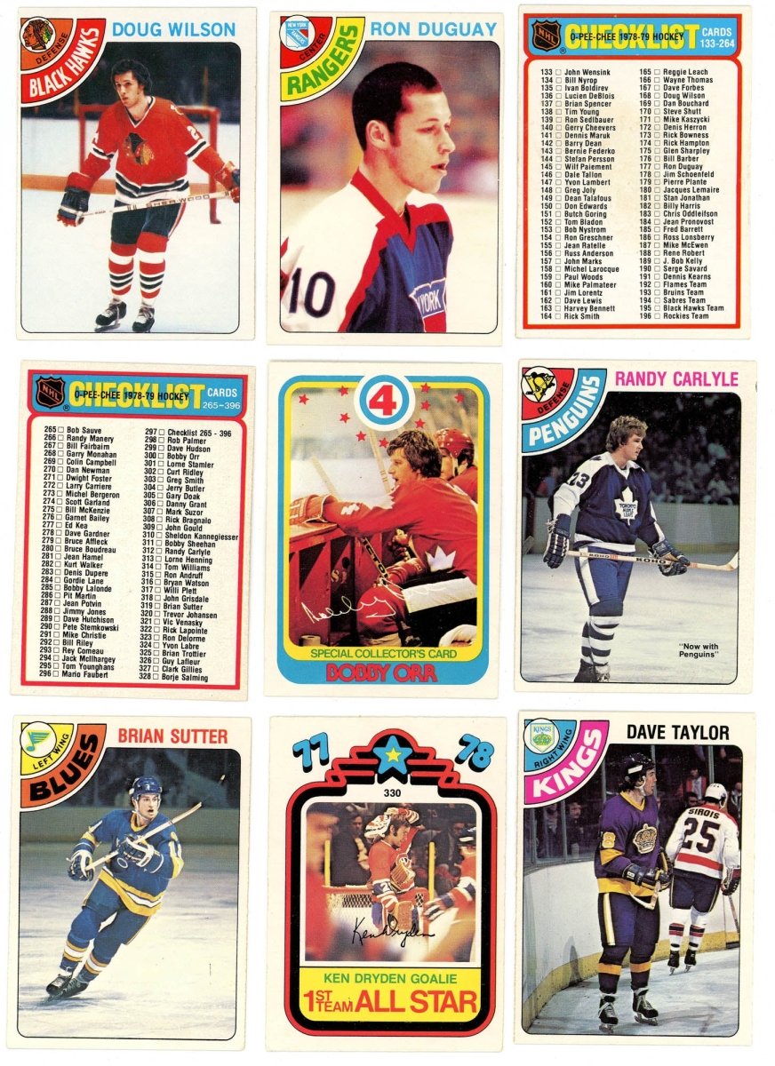 1978-79 O-PEE-CHEE HOCKEY COMPLETE SET BREAK - 15 CARDS PER BOX! 2 HOFERS PER BOX! - Sports Gifts, Sports Memorabilia, Sports Collectibles, Fan Shop
