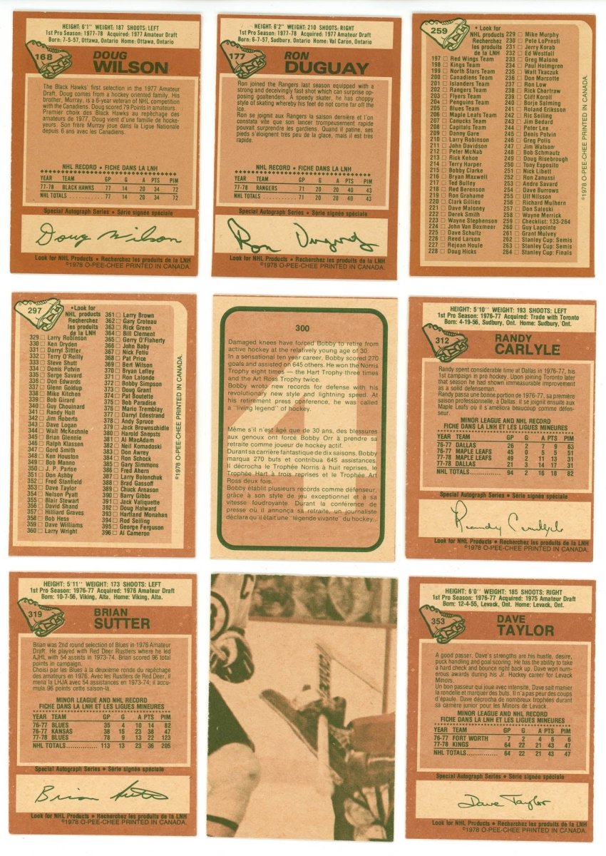 1978-79 O-PEE-CHEE HOCKEY COMPLETE SET BREAK - 15 CARDS PER BOX! 2 HOFERS PER BOX! - Sports Gifts, Sports Memorabilia, Sports Collectibles, Fan Shop
