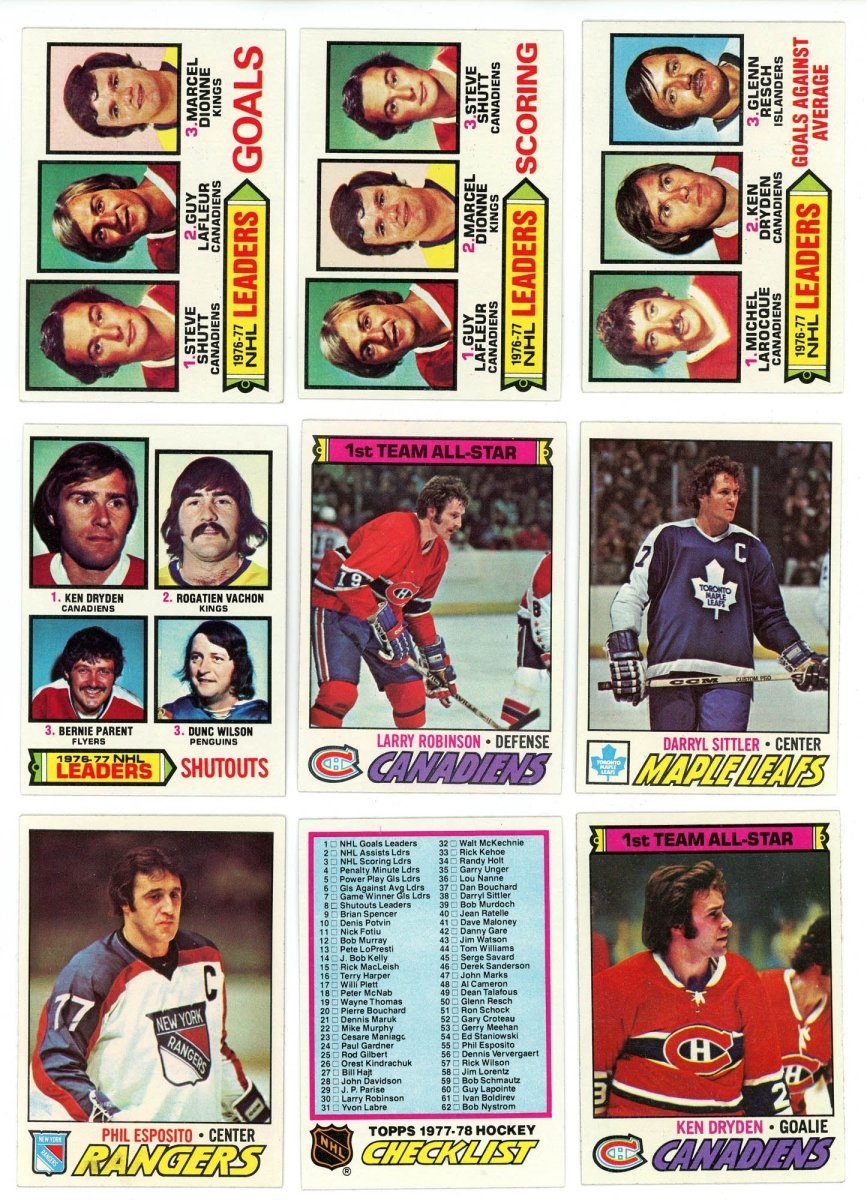 1977-78 TOPPS HOCKEY COMPLETE SET BREAK - 12 CARDS PER BOX! 2 HOFERS PER BOX! - Sports Gifts, Sports Memorabilia, Sports Collectibles, Fan Shop