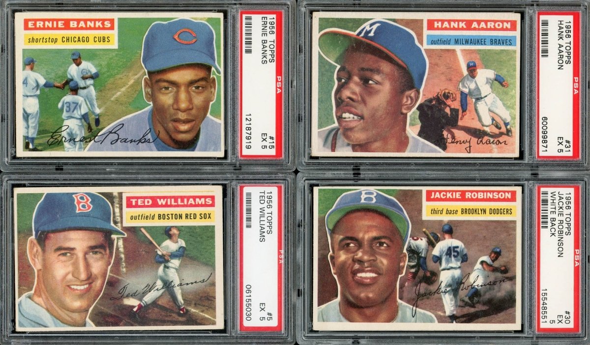 1956 TOPPS BASEBALL PSA GRADED COMPLETE SET BREAK – 2 CARDS PER BOX! - Sports Gifts, Sports Memorabilia, Sports Collectibles, Fan Shop