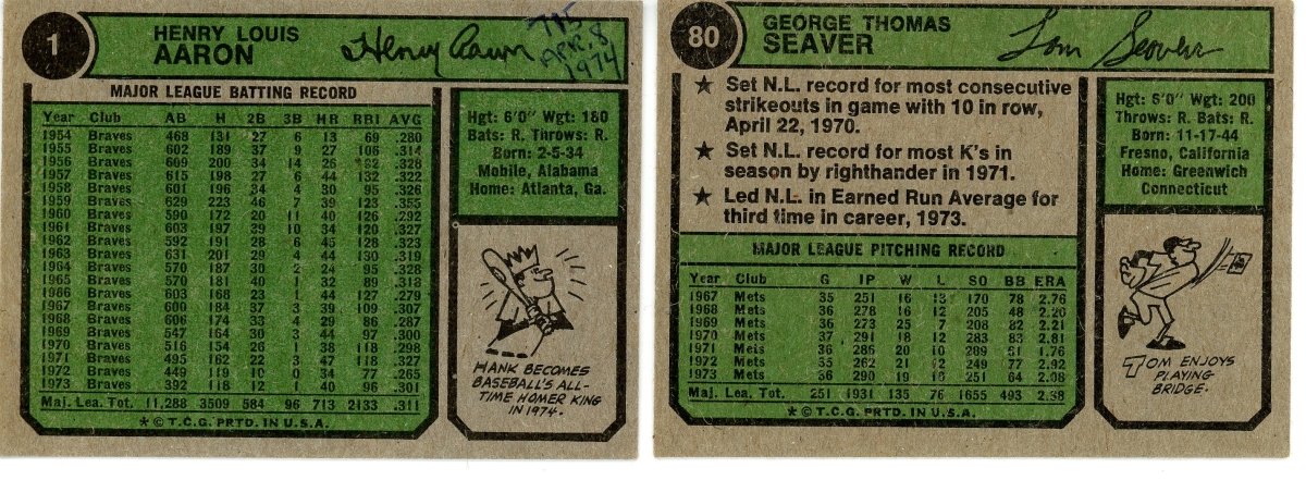 1974 TOPPS BASEBALL COMPLETE SET BREAK - 20 CARDS PER BOX! INCLUDES 1 OR MORE HOFers! - Sports Gifts, Sports Memorabilia, Sports Collectibles, Fan Shop