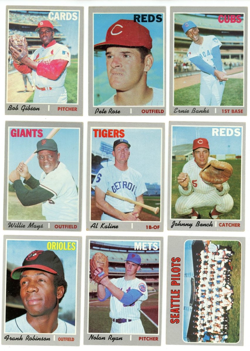 1970 TOPPS BASEBALL COMPLETE SET BREAK – 10 CARDS PER BOX! INCLUDES A HOFER AND HIGH NUMBER! - Sports Gifts, Sports Memorabilia, Sports Collectibles, Fan Shop