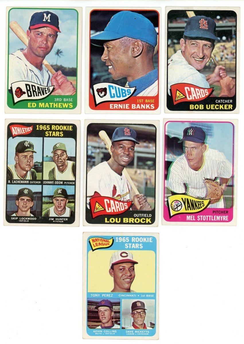 1965 TOPPS BASEBALL COMPLETE SET BREAK - 10 CARDS PER BOX! (1) HOFer & (1-2) High # Cards per box! - Sports Gifts, Sports Memorabilia, Sports Collectibles, Fan Shop