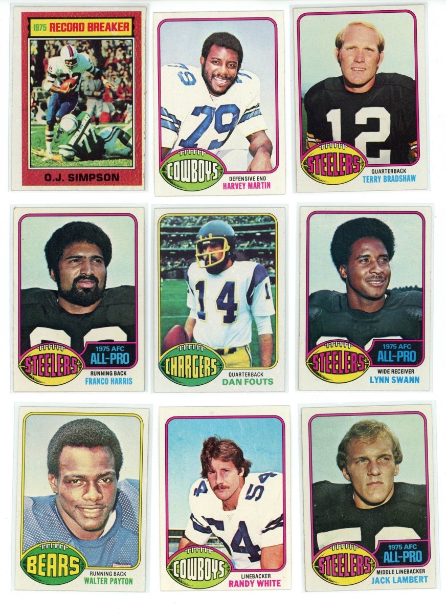1976 TOPPS FOOTBALL COMPLETE SET BREAK - 17 CARDS PER BOX! (2) HOFERS PER BOX! - Sports Gifts, Sports Memorabilia, Sports Collectibles, Fan Shop