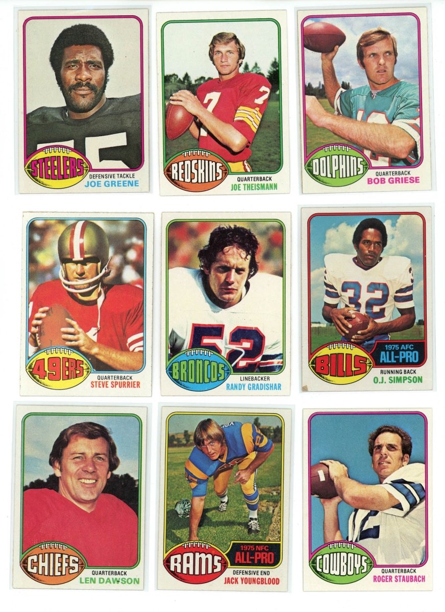 1976 TOPPS FOOTBALL COMPLETE SET BREAK - 17 CARDS PER BOX! (2) HOFERS PER BOX! - Sports Gifts, Sports Memorabilia, Sports Collectibles, Fan Shop