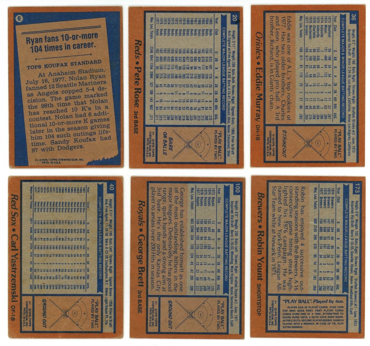 1978 TOPPS BASEBALL COMPLETE SET BREAK - 25 CARDS PER BOX! 2 HOFERs IN EACH BOX! - Sports Gifts, Sports Memorabilia, Sports Collectibles, Fan Shop