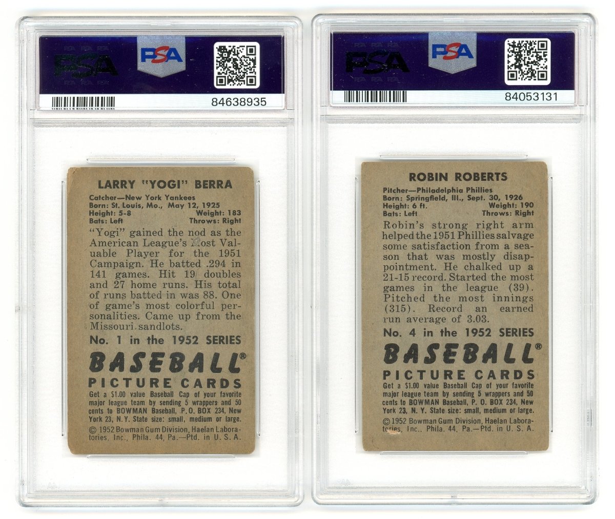 1952 BOWMAN BASEBALL COMPLETE GRADED SET BREAK - 2 GRADED CARDS PER BOX! - Sports Gifts, Sports Memorabilia, Sports Collectibles, Fan Shop