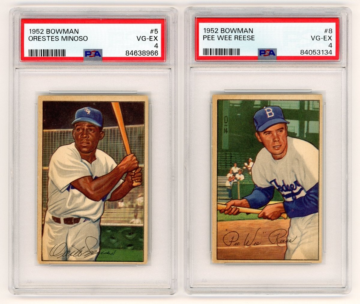 1952 BOWMAN BASEBALL COMPLETE GRADED SET BREAK - 2 GRADED CARDS PER BOX! - Sports Gifts, Sports Memorabilia, Sports Collectibles, Fan Shop