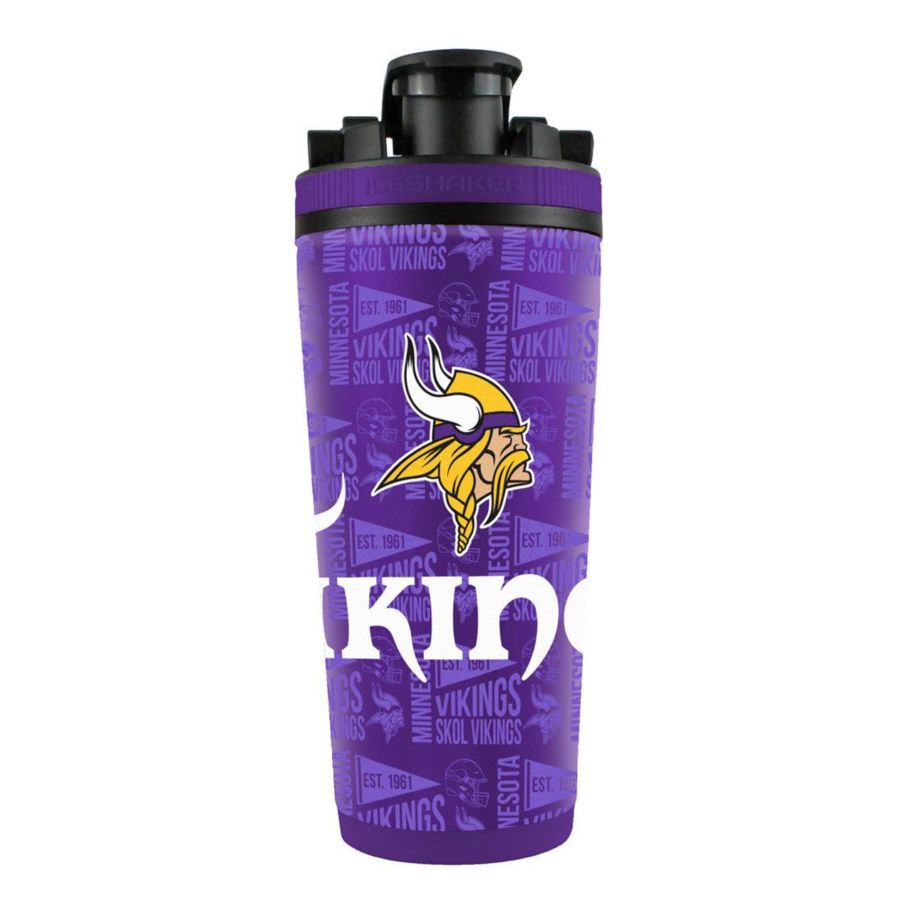 Minnesota Vikings Ice Shaker 26oz Stainless Steel - Sports Collectibles, Sports Memorabilia, Sports Fan Shop, Sports Gifts