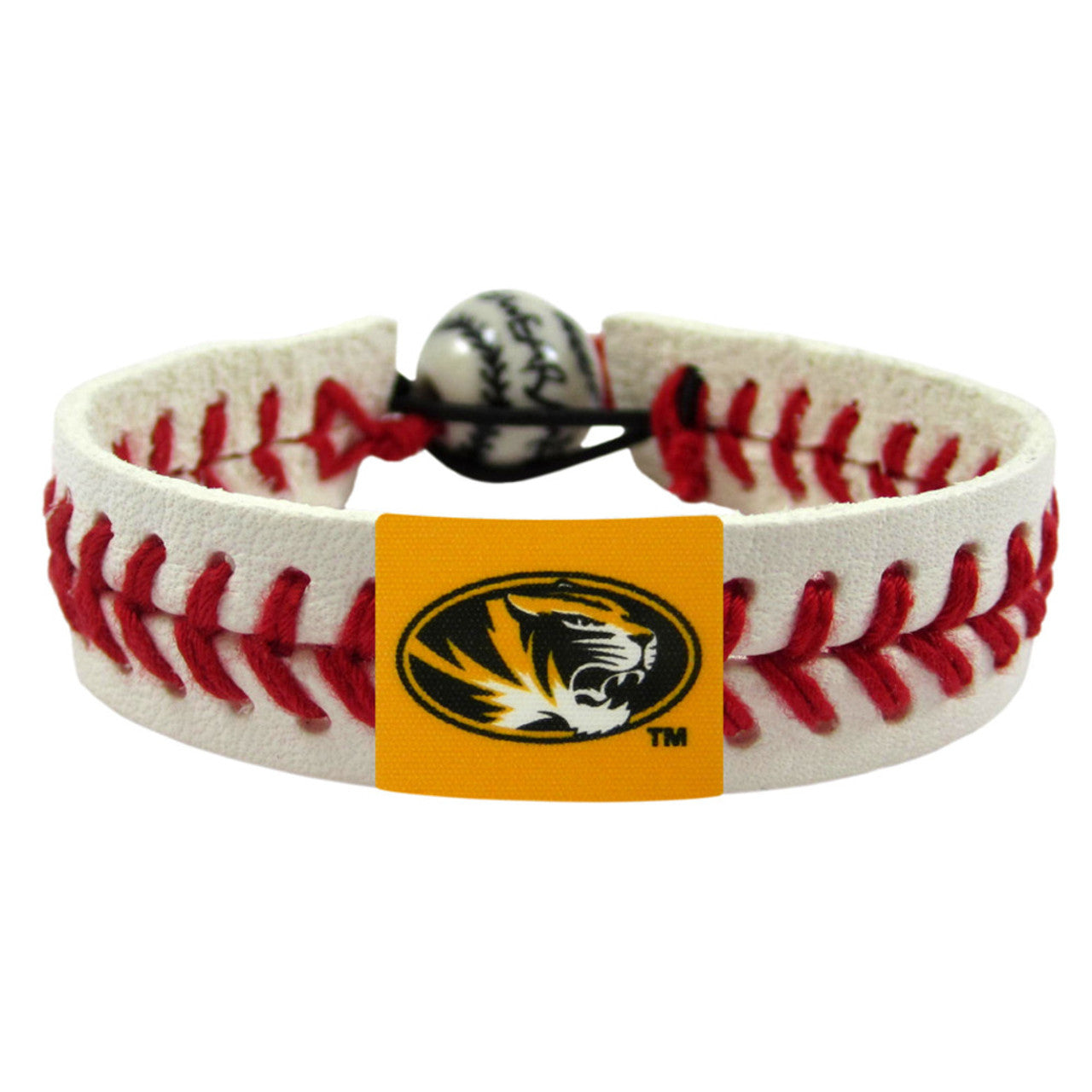 Missouri Tigers Bracelet Classic Baseball Alternate - Sports Collectibles, Sports Memorabilia, Sports Fan Shop, Sports Gifts
