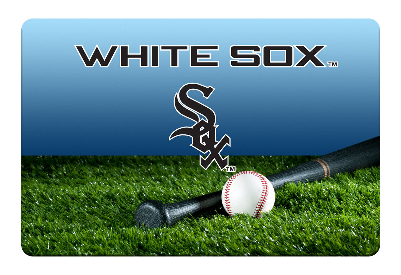 Chicago White Sox Pet Bowl Mat Classic Baseball Team Color Size Large CO - Sports Collectibles, Sports Memorabilia, Sports Fan Shop, Sports Gifts
