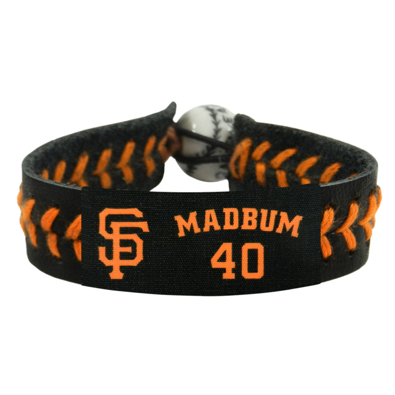 San Francisco Giants Bracelet Team Color Baseball Madison Bumgarner CO - Sports Collectibles, Sports Memorabilia, Sports Fan Shop, Sports Gifts